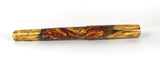 Gold swirl Box Elder Burl Hybrid Fountain Pen JoWo Nib