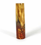 Gold swirl Box Elder Burl Hybrid Fountain Pen JoWo Nib