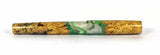Green swirl Box Elder Burl Hybrid Fountain Pen