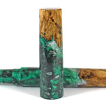 Green Box Elder Burl Hybrid Fountain Pen