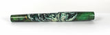 Green Swirl & dyed Big leaf Maple Hybrid Fountain Pen