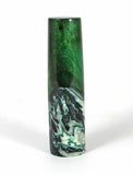 Green Swirl & dyed Big leaf Maple Hybrid Fountain Pen