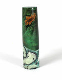 Green Swirl & dyed Big leaf Maple Hybrid Fountain Pen