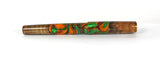 Green & Gold Big Leaf Maple Burl Hybrid Fountain Pen Jowo Nib