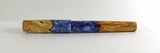 Light Blue Box Elder Burl Hybrid Fountain Pen