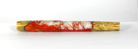 Orange Box Elder Burl Hybrid Fountain Pen