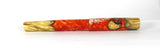 Orange Box Elder Burl Hybrid Fountain Pen