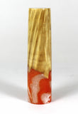Orange Box Elder Burl Hybrid Fountain Pen