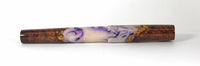 Purple Abalone Amboyna Burl Hybrid Fountain Pen