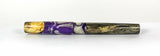 Purple Swirl Buckeye Burl Hybrid Fountain Pen