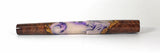 Purple Abalone Amboyna Burl Hybrid Fountain Pen