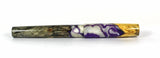 Purple Swirl Buckeye Burl Hybrid Fountain Pen