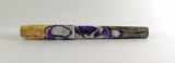 Purple Swirl Buckeye Burl Hybrid Fountain Pen