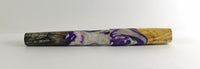 Purple Swirl Buckeye Burl Hybrid Fountain Pen