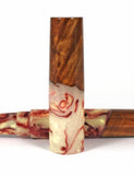 Red Abalone Thuya Burl Hybrid Fountain Pen