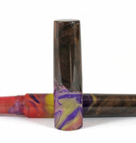 Purple Walnut Burl Hybrid Fountain Pen