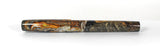 Gold & White Buckeye Burl Hybrid Fountain Pen JoWo Nib