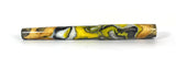 Yellow & Black swirl Buckeye Burl Hybrid Fountain Pen