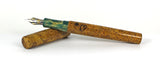 Homerton fountain pen in Cheesewood Burl
