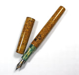 Homerton fountain pen in Cheesewood Burl