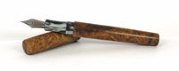 Homerton fountain pen in Oak Burr