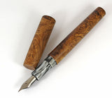 Homerton fountain pen in Oak Burr