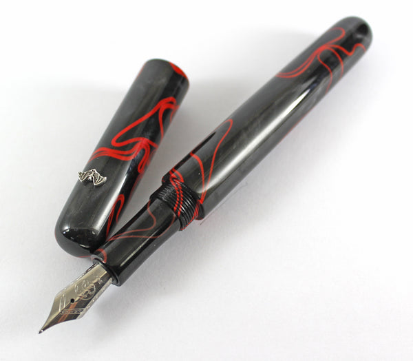 Churchill "Lava Flow" Kirinite Fountain Pen