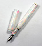 Homerton in Oyster Pearl Aurora Opal Bock Nib