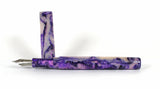 Purple Abalone Handmade Fountain Pen Bock nib