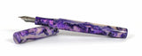 Purple Abalone Handmade Fountain Pen Bock nib