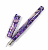 Purple Abalone Handmade Fountain Pen Bock nib