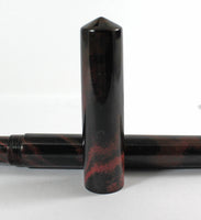 Japanese Nikko Red & Black Ebonite Wolfson Fountain Pen