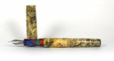 Homerton fountain pen in Buckeye Burl