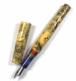 Homerton fountain pen in Buckeye Burl