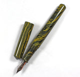 Black and Yellow Ebonite Wolfson Fountain Pen