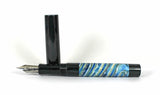 Mammoth Molar with Nikko Blue & Black Ebonite