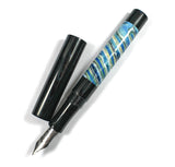 Mammoth Molar with Nikko Blue & Black Ebonite