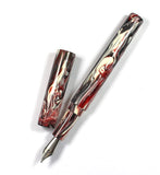 Homerton in Brooks Black Cherry Koi Fountain Pen