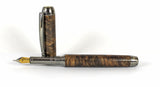 Queens Fountain Pen in Acacia Burl