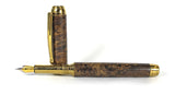 Queens Fountain Pen in Acacia Burl