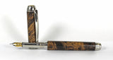 Queens Fountain Pen in Acacia Burl