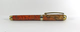 Queens Fountain Pen in Amboyna Burl