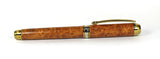 Queens Fountain Pen in Amboyna Burl