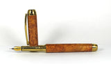 Queens Fountain Pen in Amboyna Burl
