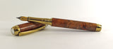 Queens Fountain Pen in Amboyna Burl