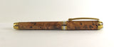 Queens Fountain Pen in Amboyna Burl