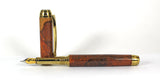 Queens Fountain Pen in Amboyna Burl