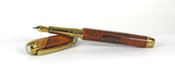 Queens Fountain Pen in Amboyna Burl