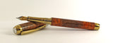 Queens Fountain Pen in Amboyna Burl