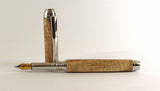 Queens Fountain Pen in Ash Crotch